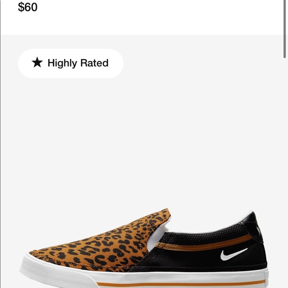 Woman’s NIKE size 7.5 leopard slip ons - Picture 8 of 9